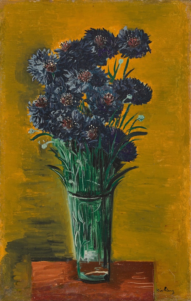 Bouquet de bleuets by Moïse Kisling
