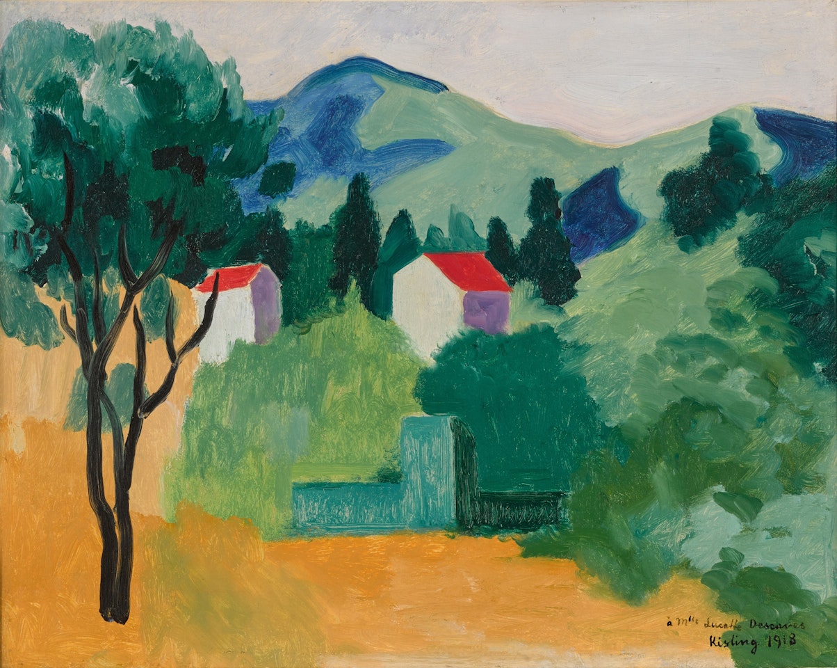 Paysage de Saint-Tropez by Moïse Kisling