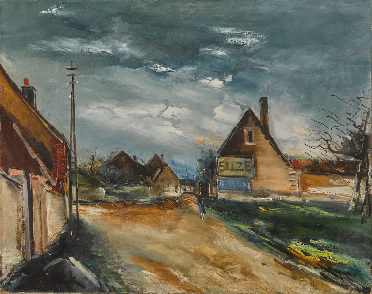 Entrée de village by Maurice de Vlaminck