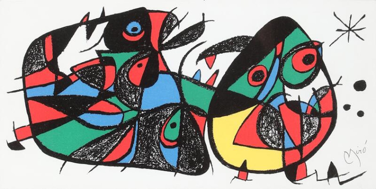 “Spain” and “Italy” by Joan Miró