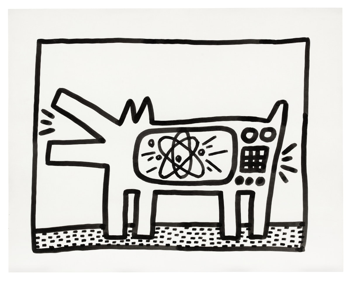 TV Dog by Keith Haring