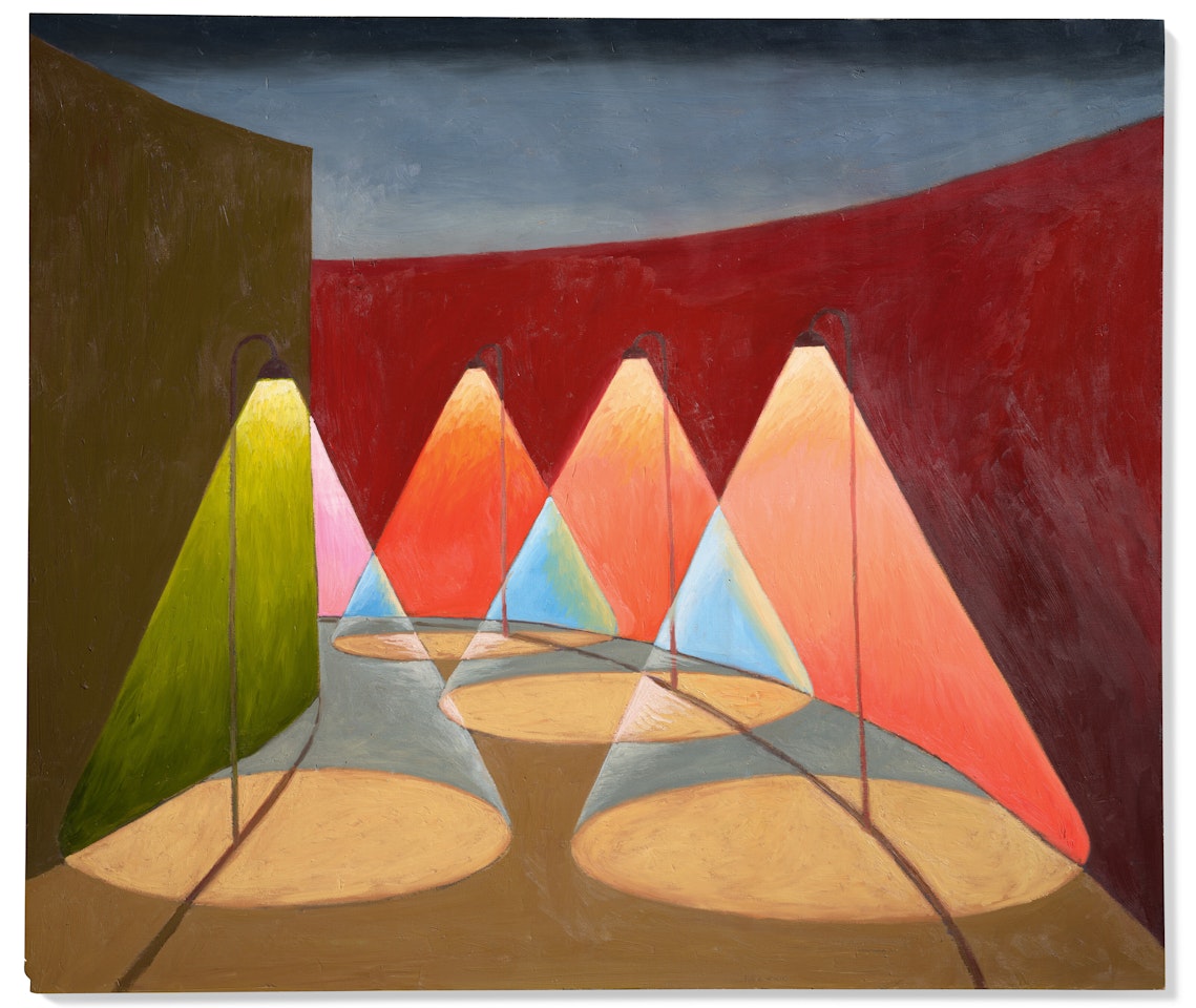 Strada con quattro lampioni (Street with Four Street Lamps) by Salvo