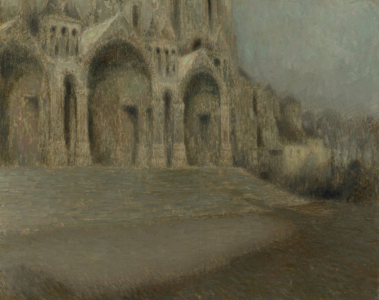 Le portail by Henri Le Sidaner