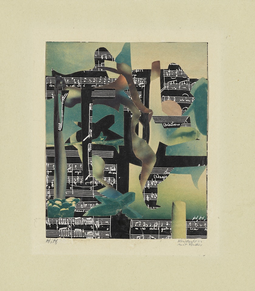 Konstruktion mit Verdi by Hannah Höch