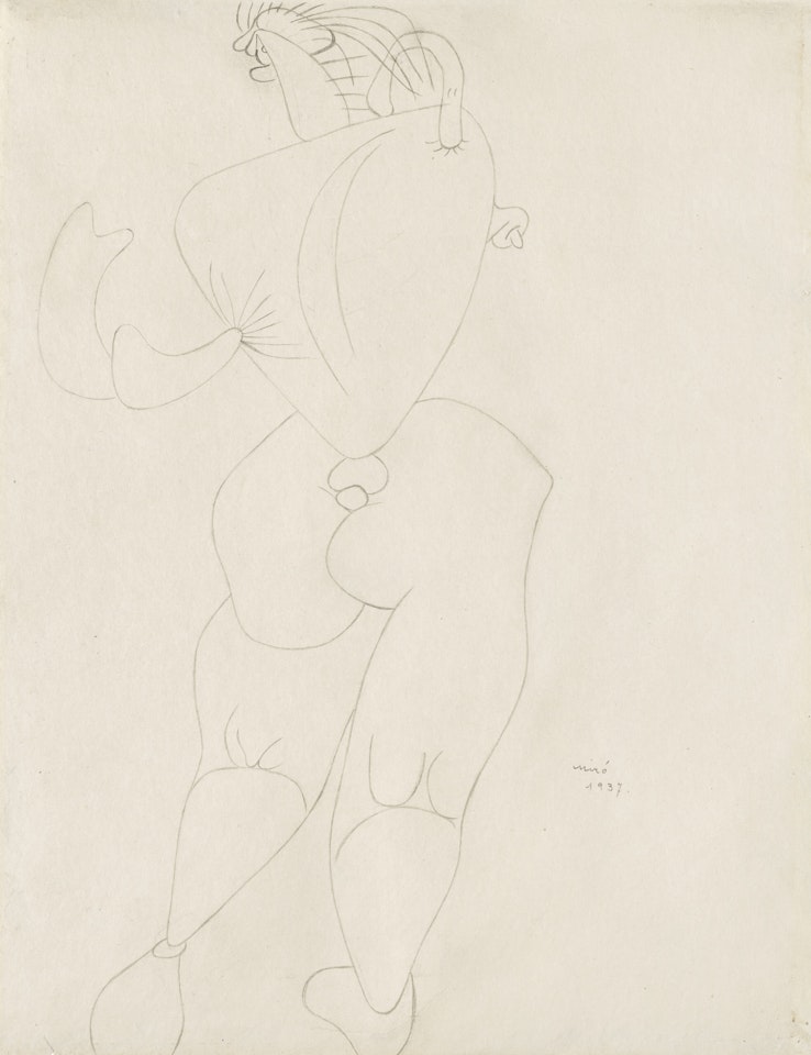 Dessin de la Grande Chaumière by Joan Miró