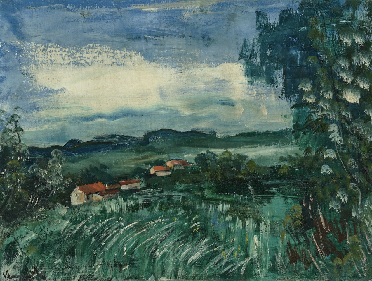 L"étang by Maurice de Vlaminck