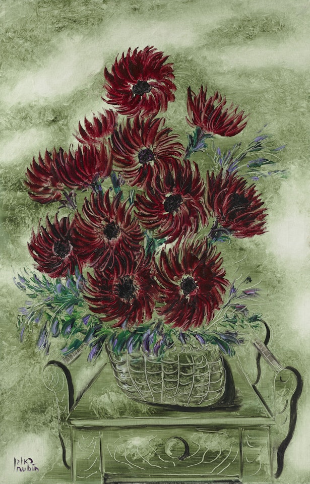Chrysanthemums by Reuven Rubin