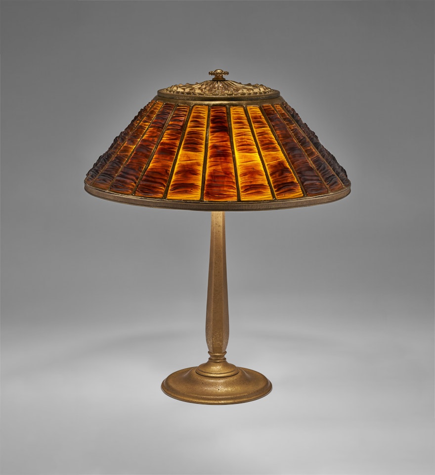 "Linenfold" Table Lamp by Tiffany Studios