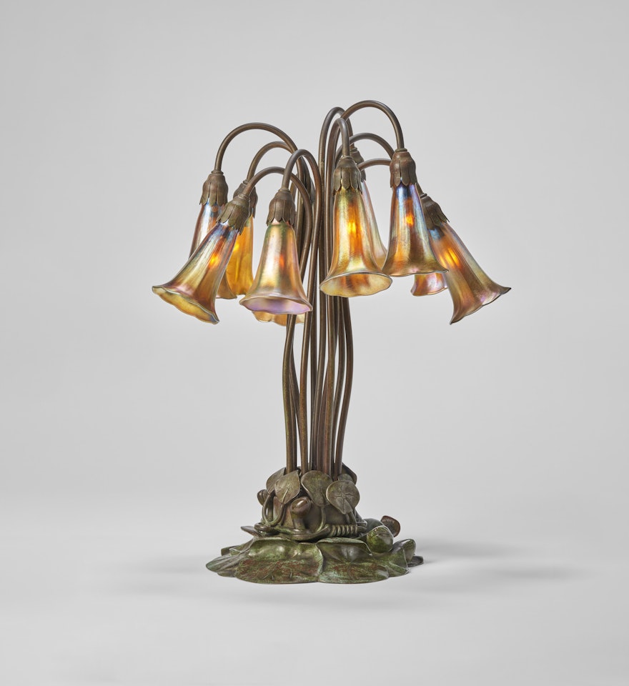 Ten-Light "Lily" Table Lamp by Tiffany Studios