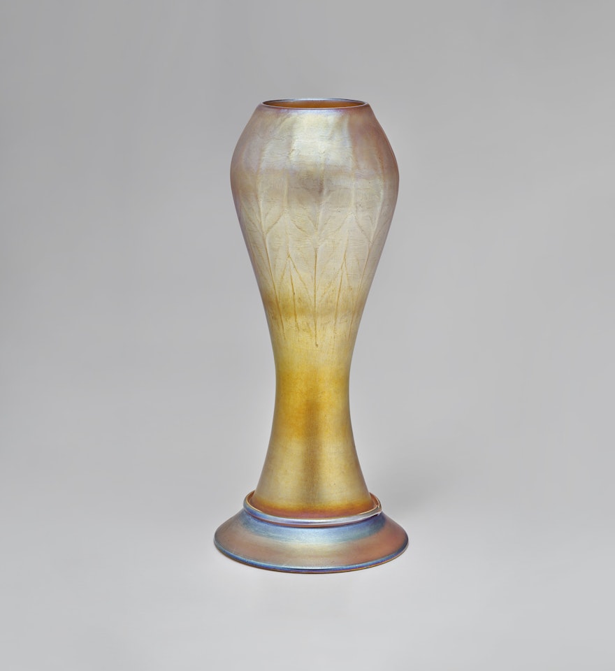 Feathered Vase by Tiffany Studios