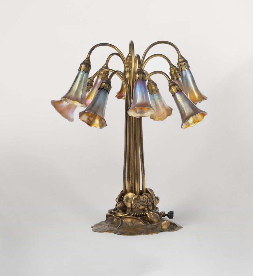 Ten-Light "Lily" Table Lamp by Tiffany Studios