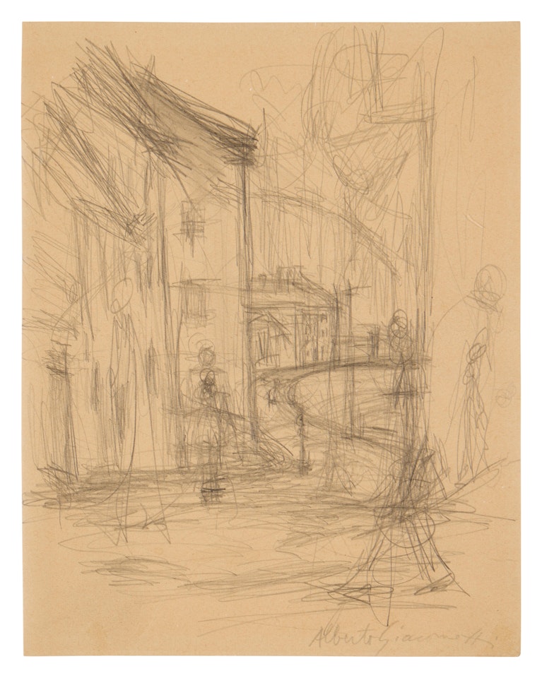 Rue de Stampa by Alberto Giacometti