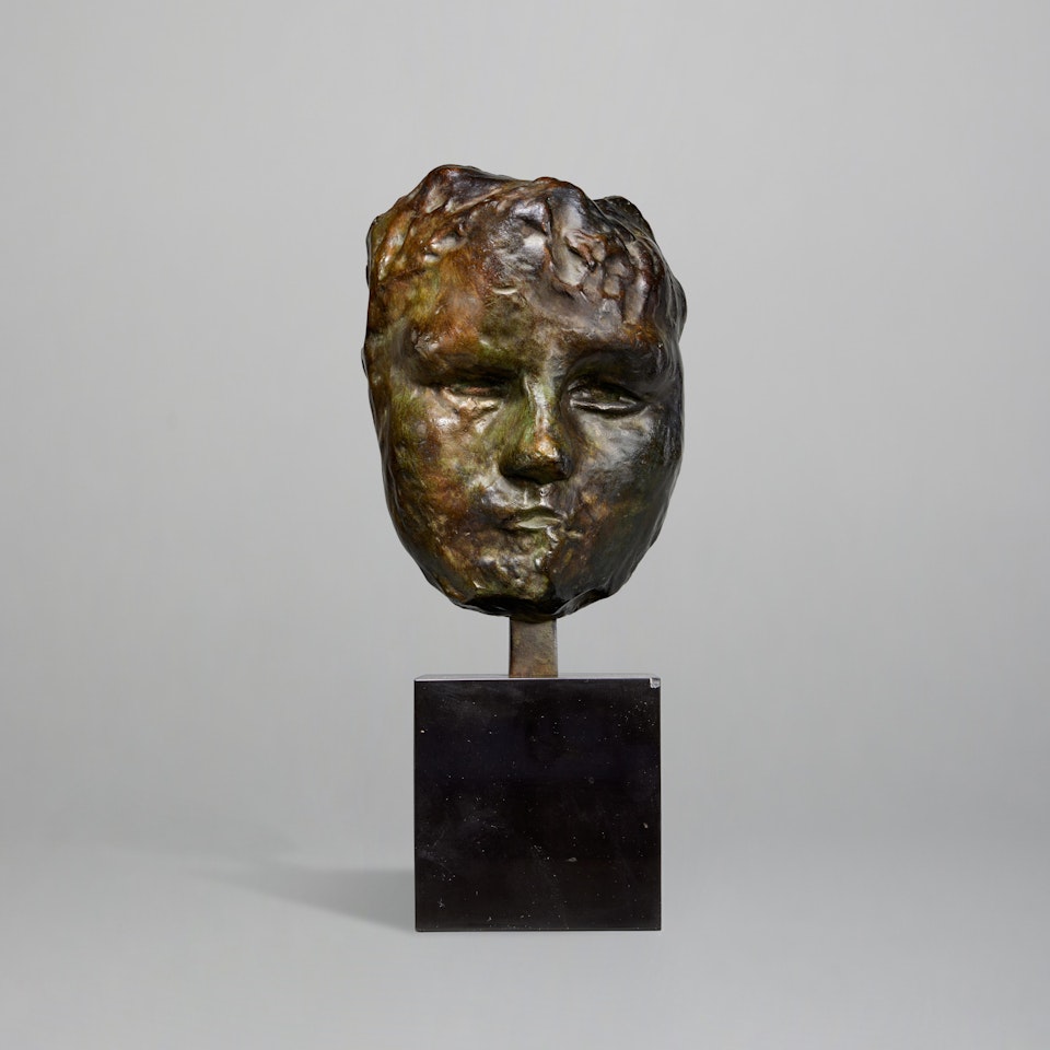 Masque d"Iris, messagère des dieux, moyen modèle by Auguste Rodin