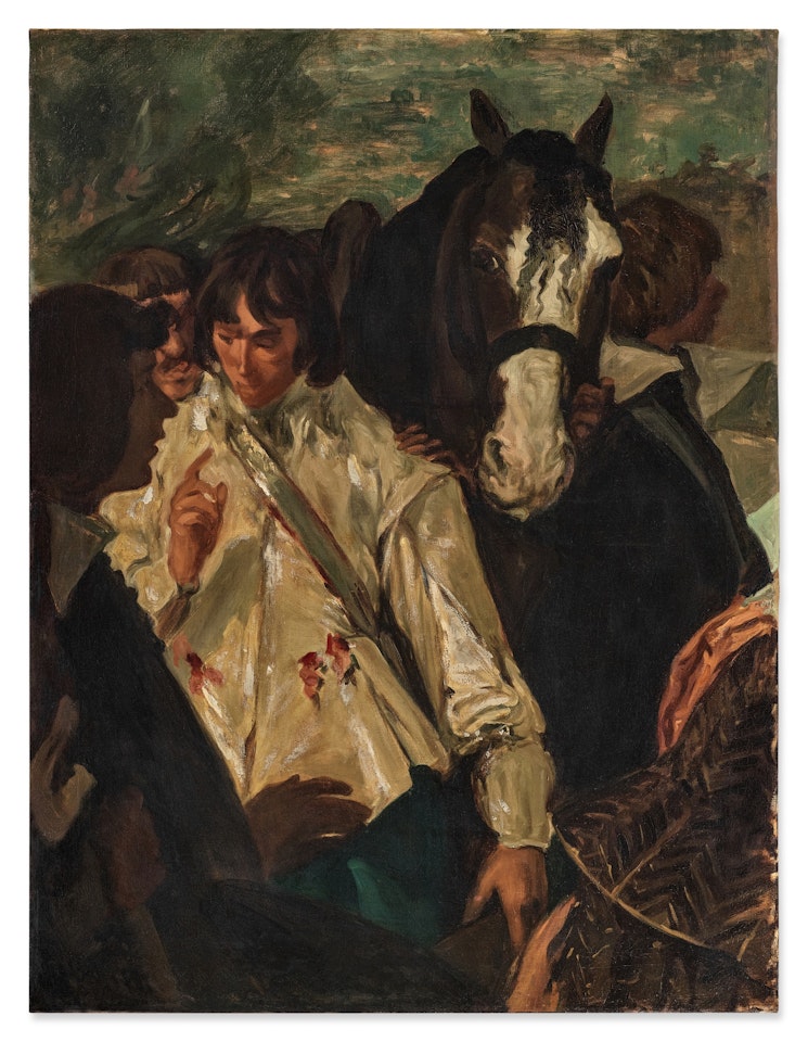Copy of Velazquez"s Surrender at Breda (fragment) by William Merritt Chase