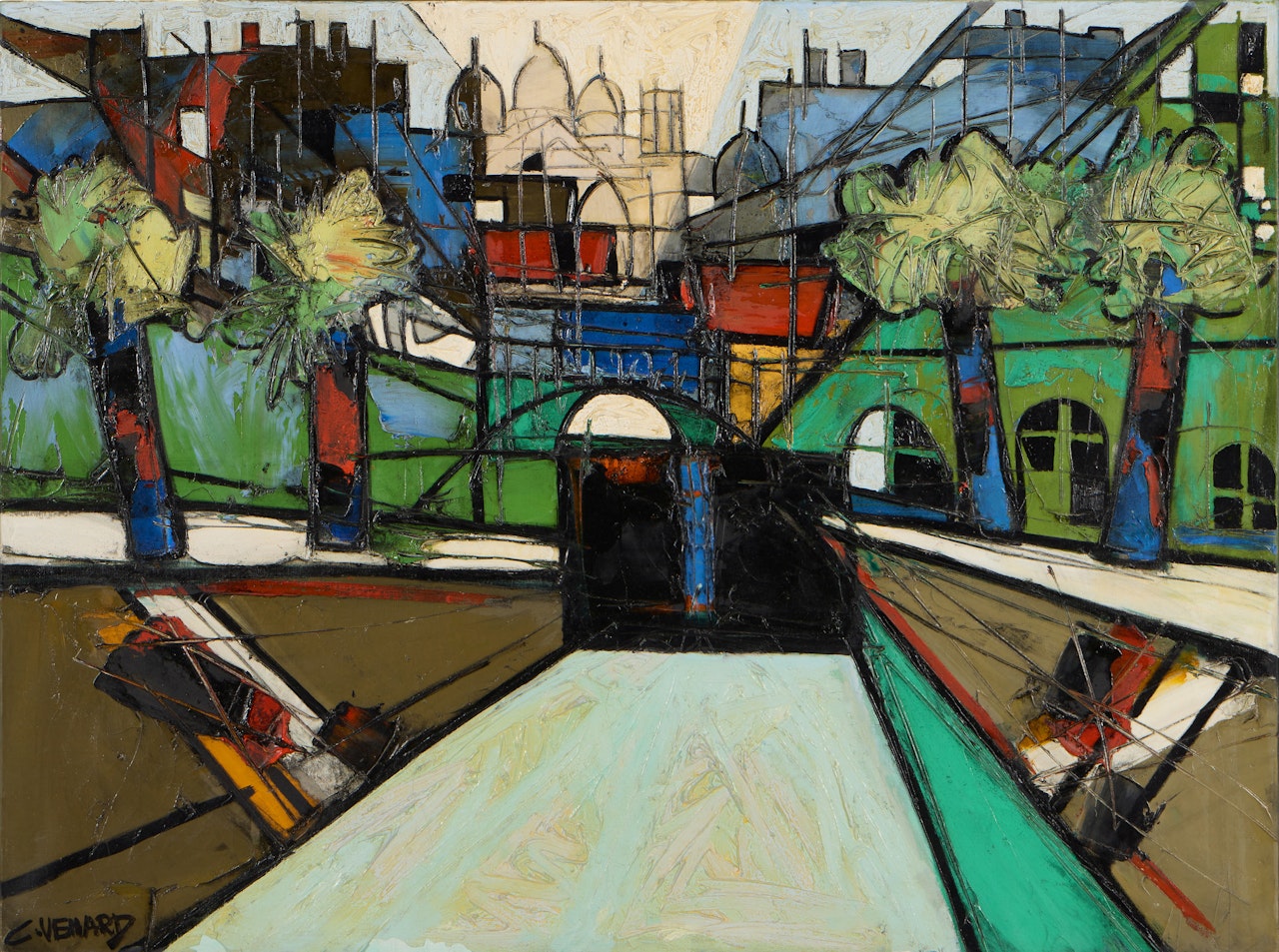 Le Canal est fermé by Claude Venard
