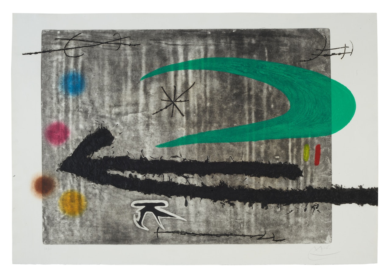 Vers la gauche (Dupin 461) by Joan Miró