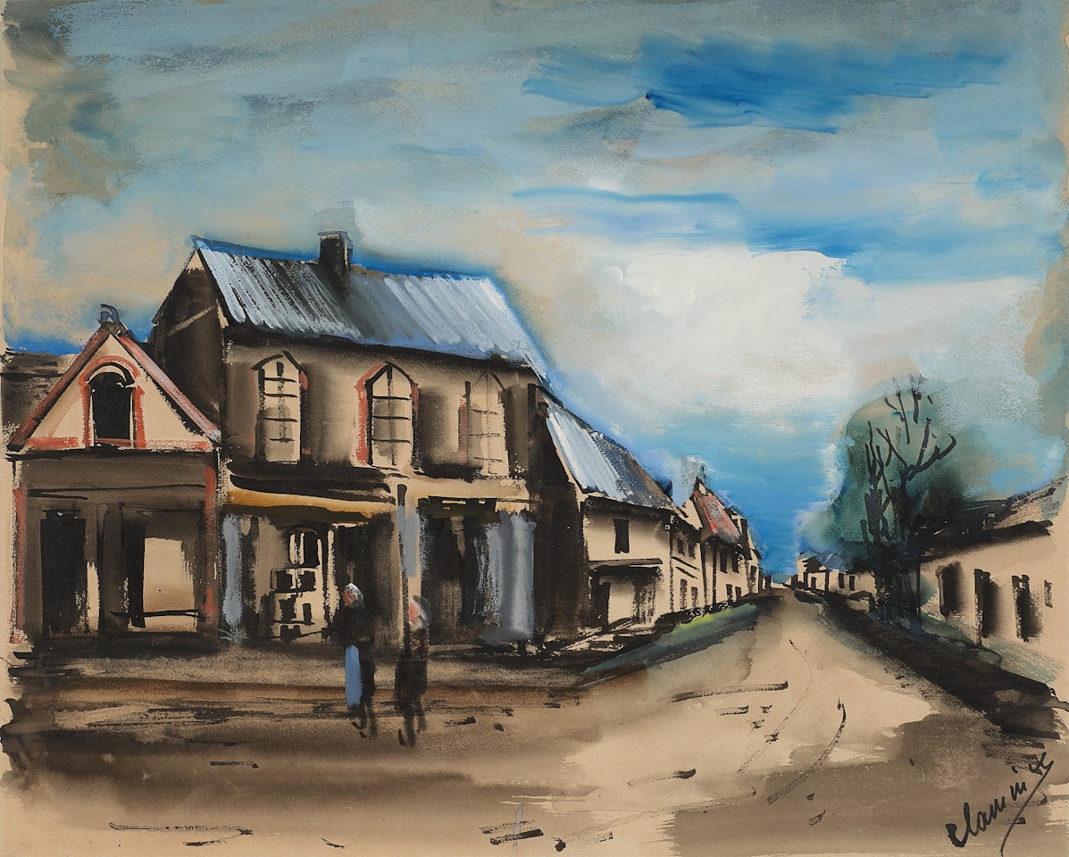 La Route de village by Maurice de Vlaminck