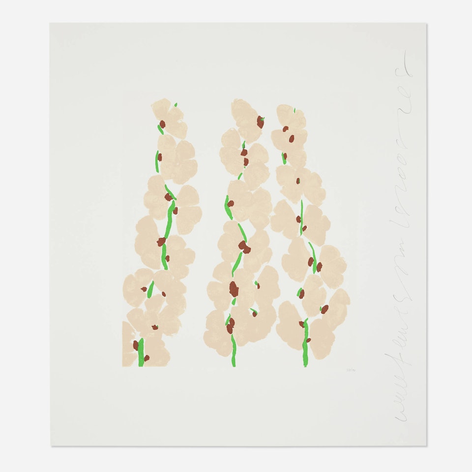 Wallflower 3 (from the Wallflowers series) by Donald Sultan