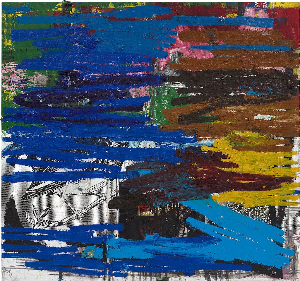 Untitled (News) by Oscar Murillo
