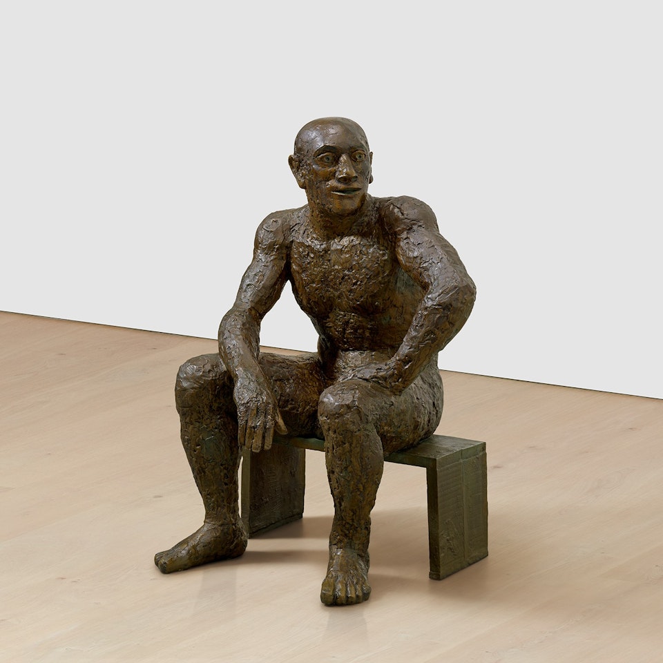Seated Man II by Elisabeth Frink