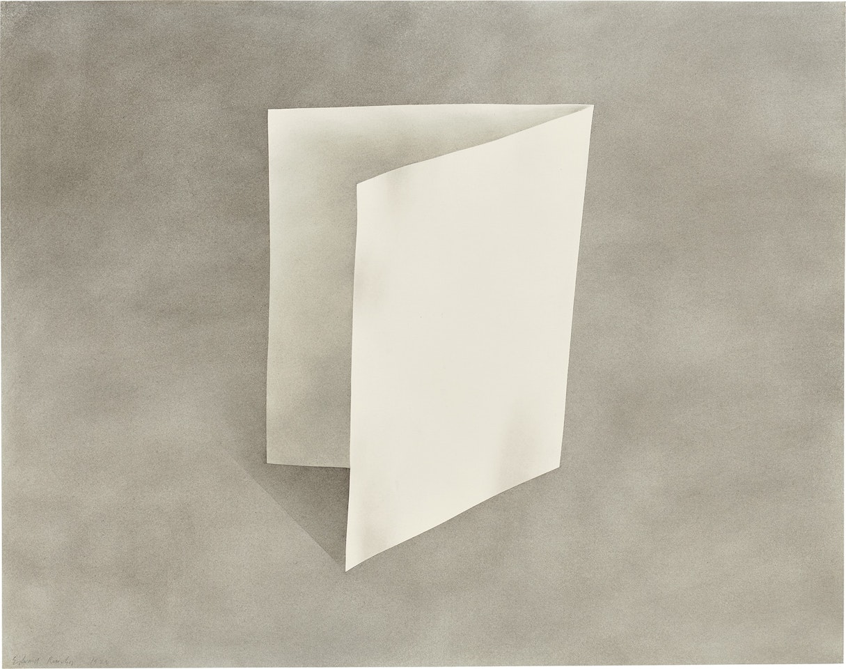 Folded Paper by Ed Ruscha