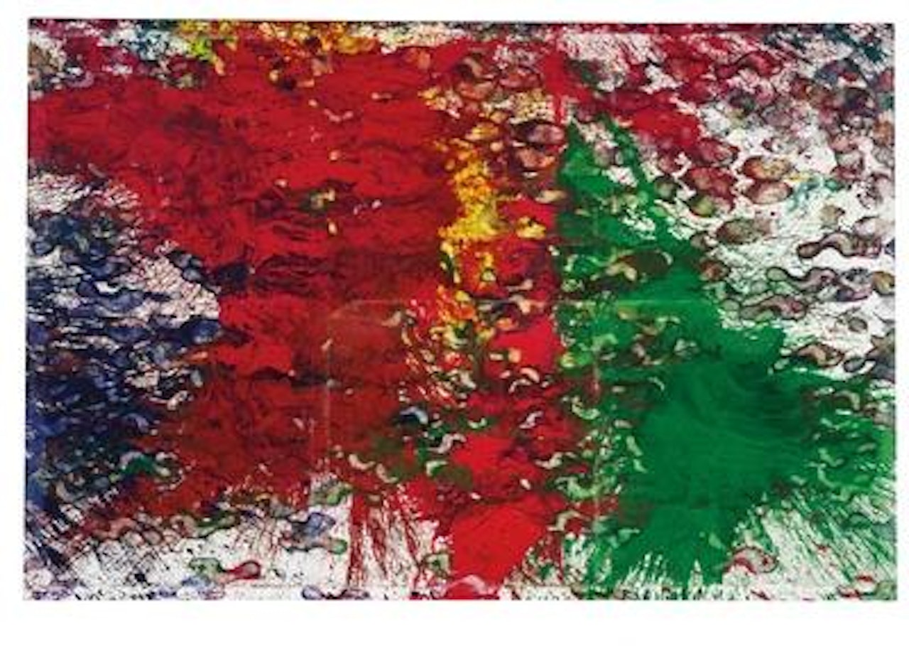 Splatter painting by Hermann Nitsch