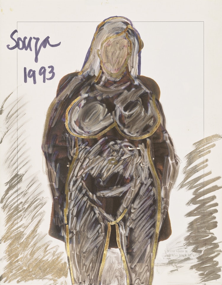 Untitled (Standing Woman) by Francis Newton Souza