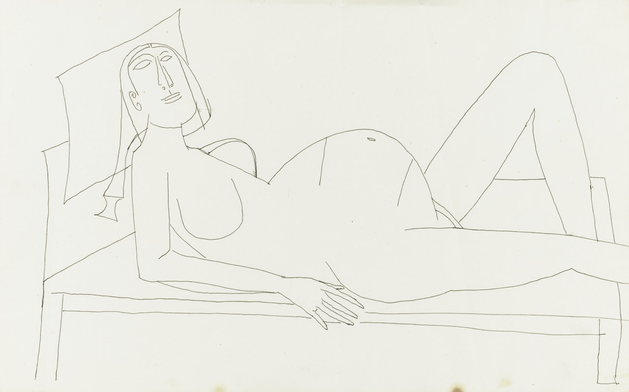 Untitled (Study for Birth) by Francis Newton Souza