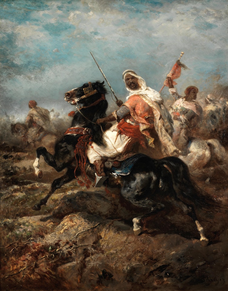 The advance by Adolf Schreyer