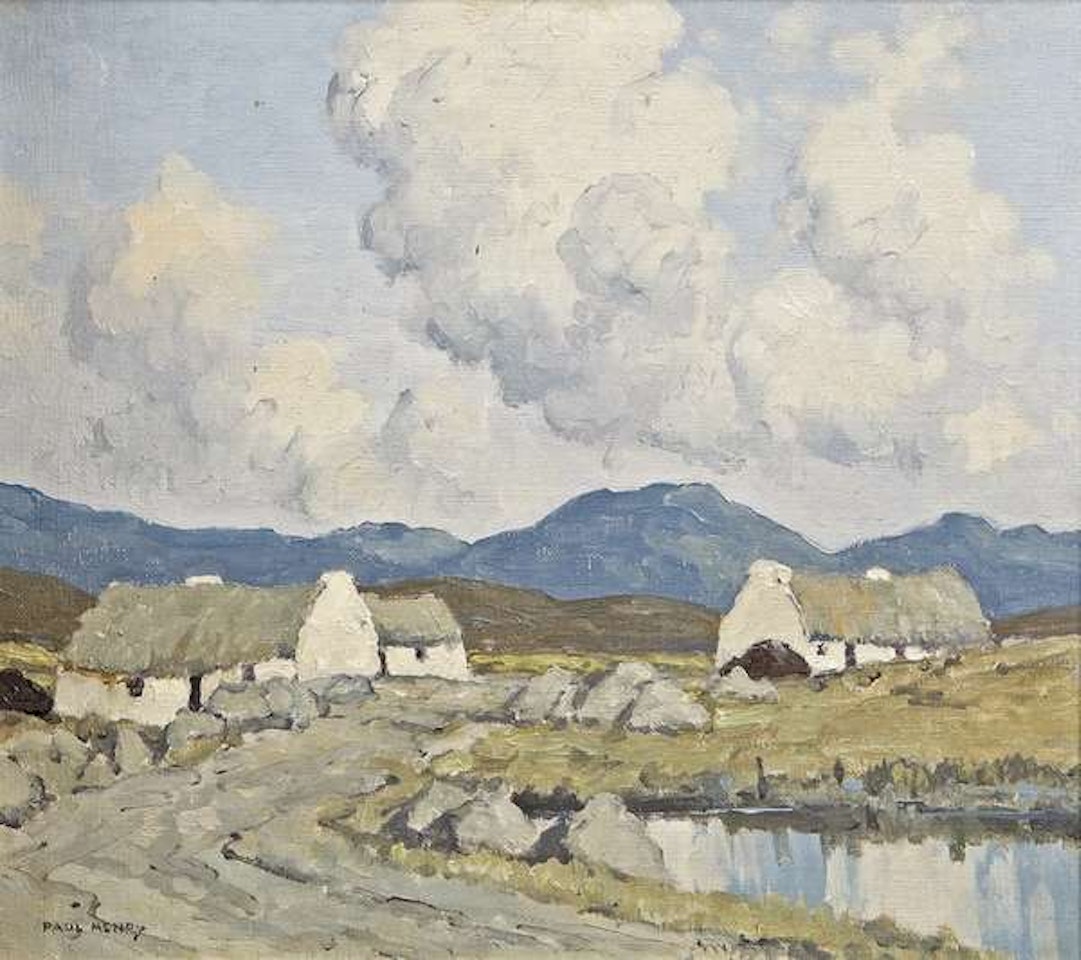 Cottages by Water by Paul Henry