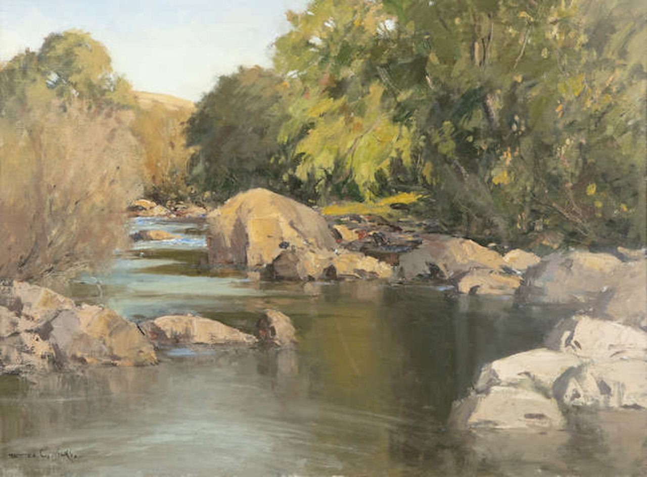September Day, Cushendun River by Maurice Canning Wilks
