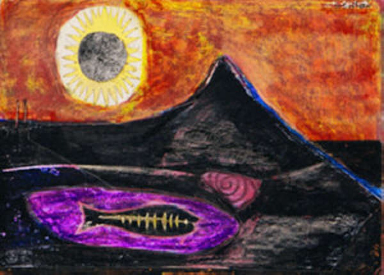 Fish in a Pool by Gerard Dillon