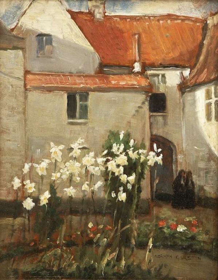Madonna Lilies by Norman Garstin