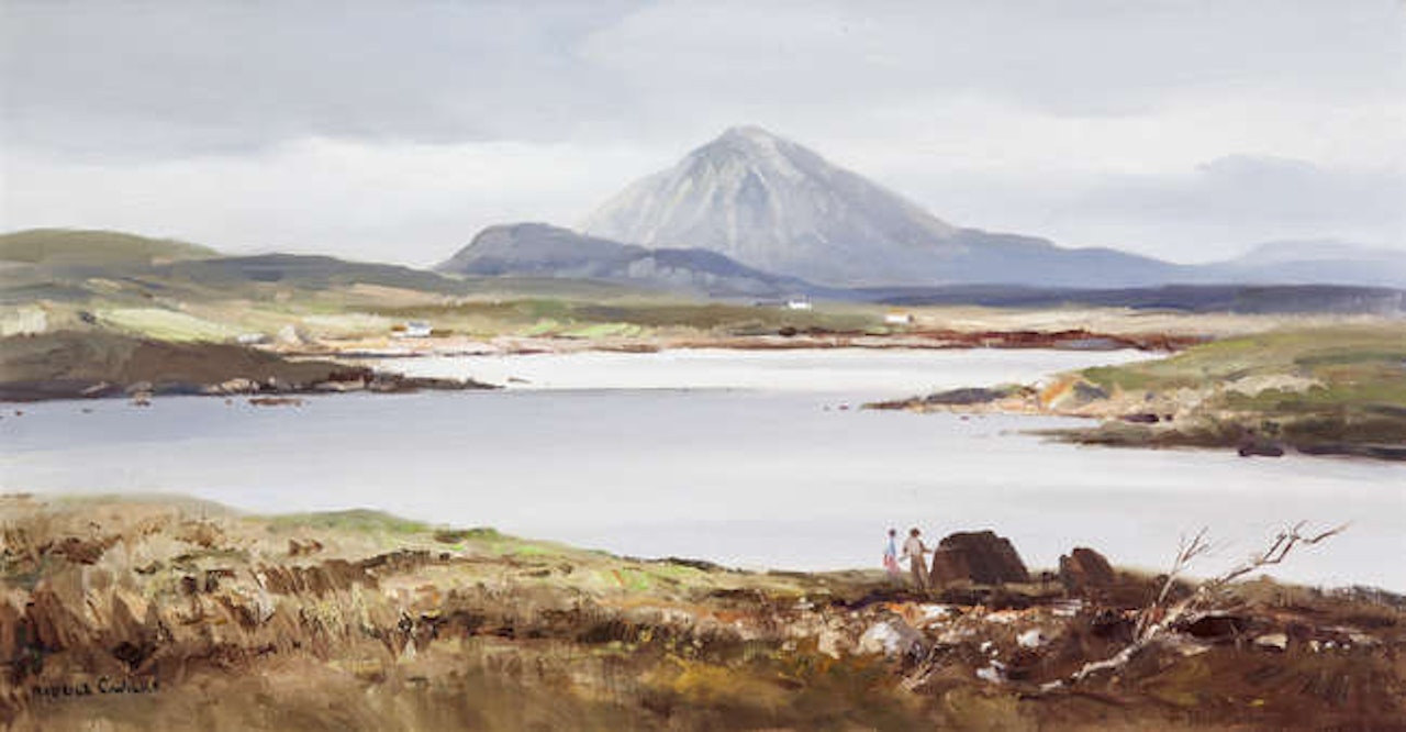 Mount Errigal and Dunlewy Lake, Co. Donegal by Maurice Canning Wilks