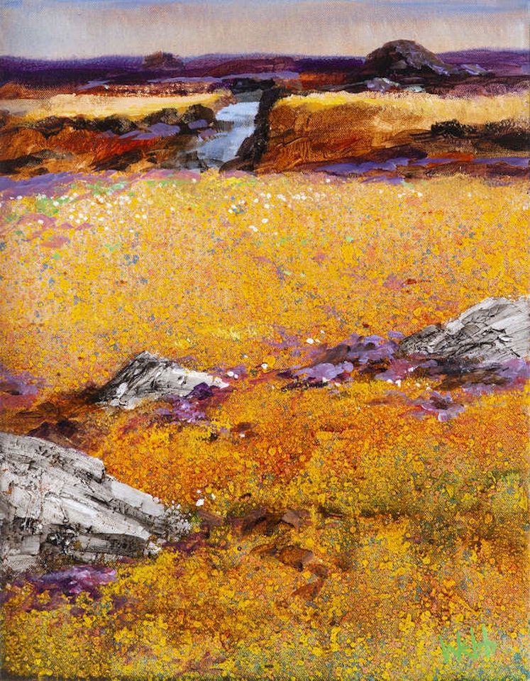 Golden Bog, Roundstone by Kenneth Webb