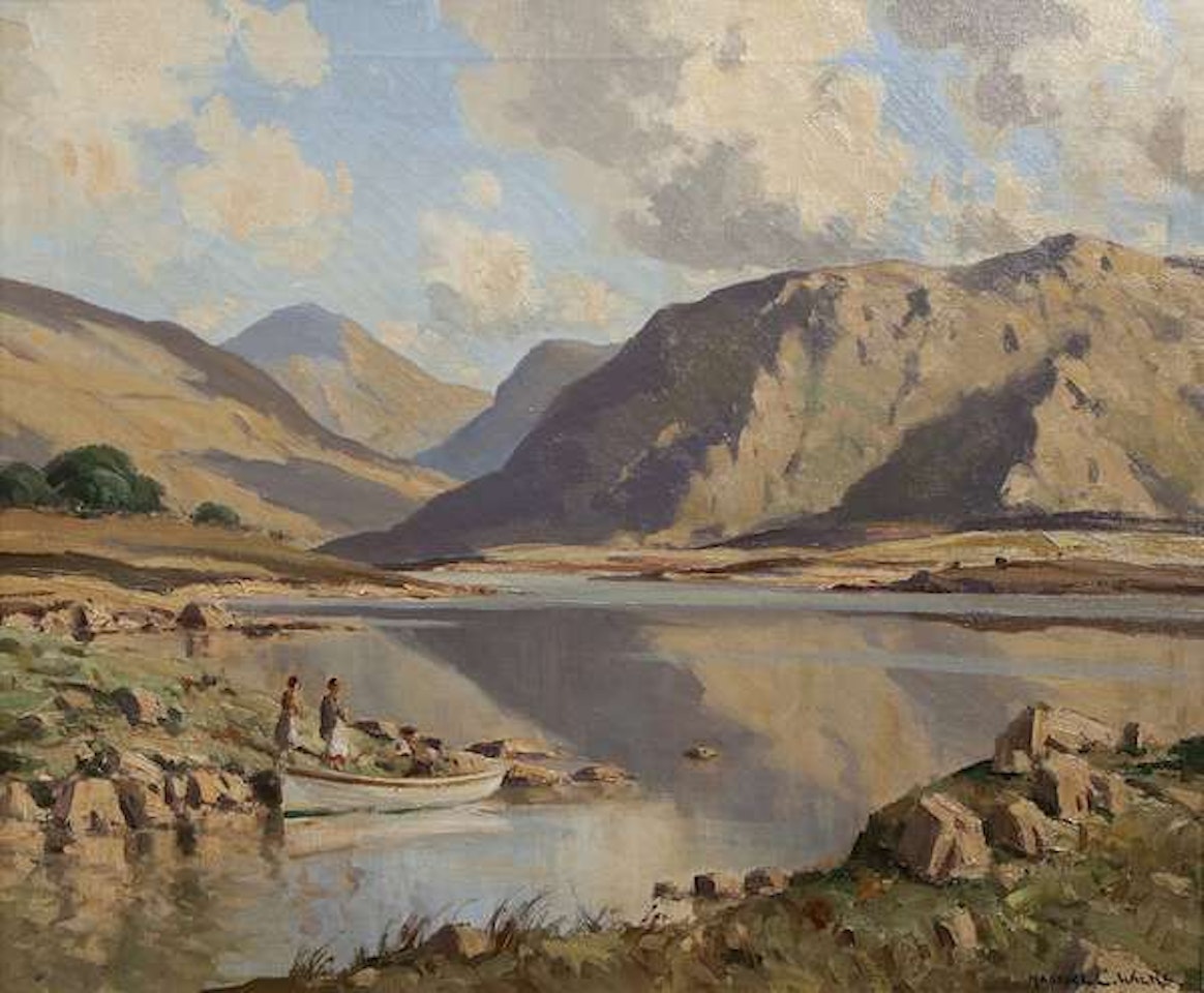 Reflections, Glenveagh, Co. Donegal by Maurice Canning Wilks