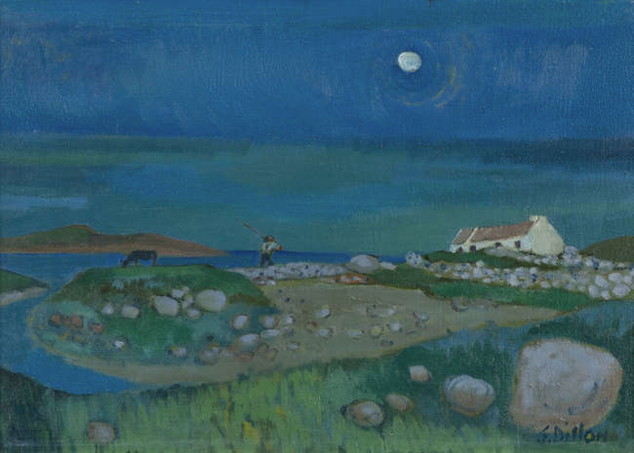 Moonlight Scene, West of Ireland by Gerard Dillon