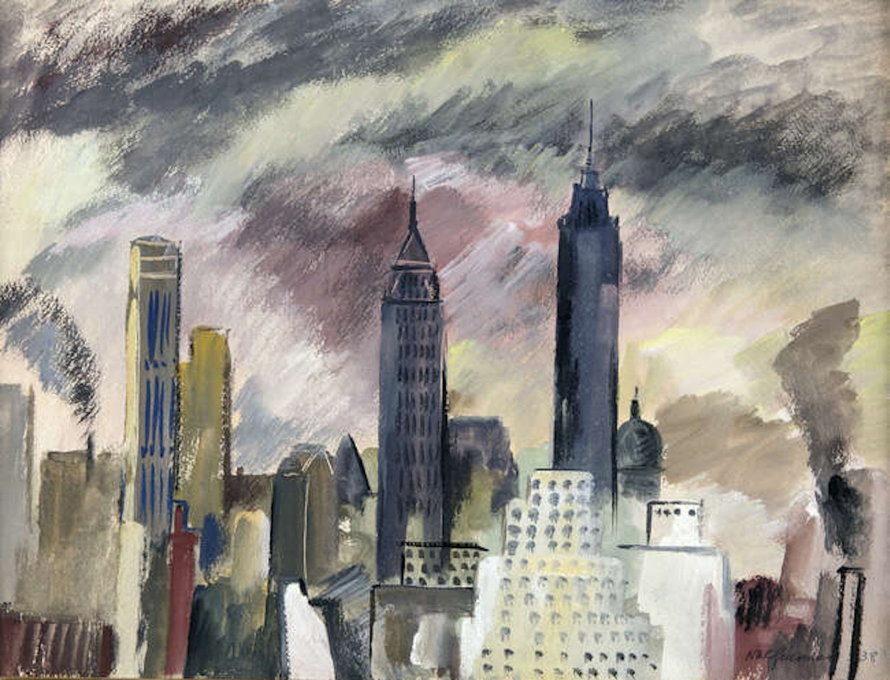 New York Skyline by Norah McGuinness