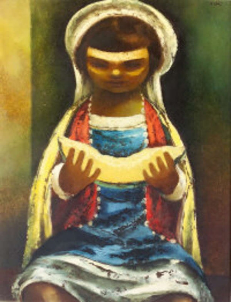 Girl with Melon by Daniel O'Neill