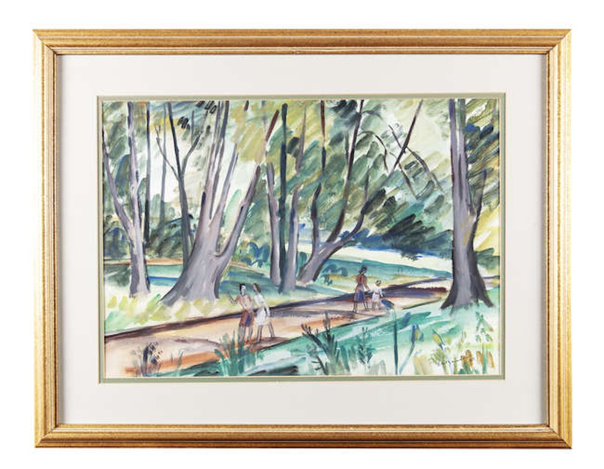 A Stroll in the Park, St. Stephen"s Green by Norah McGuinness