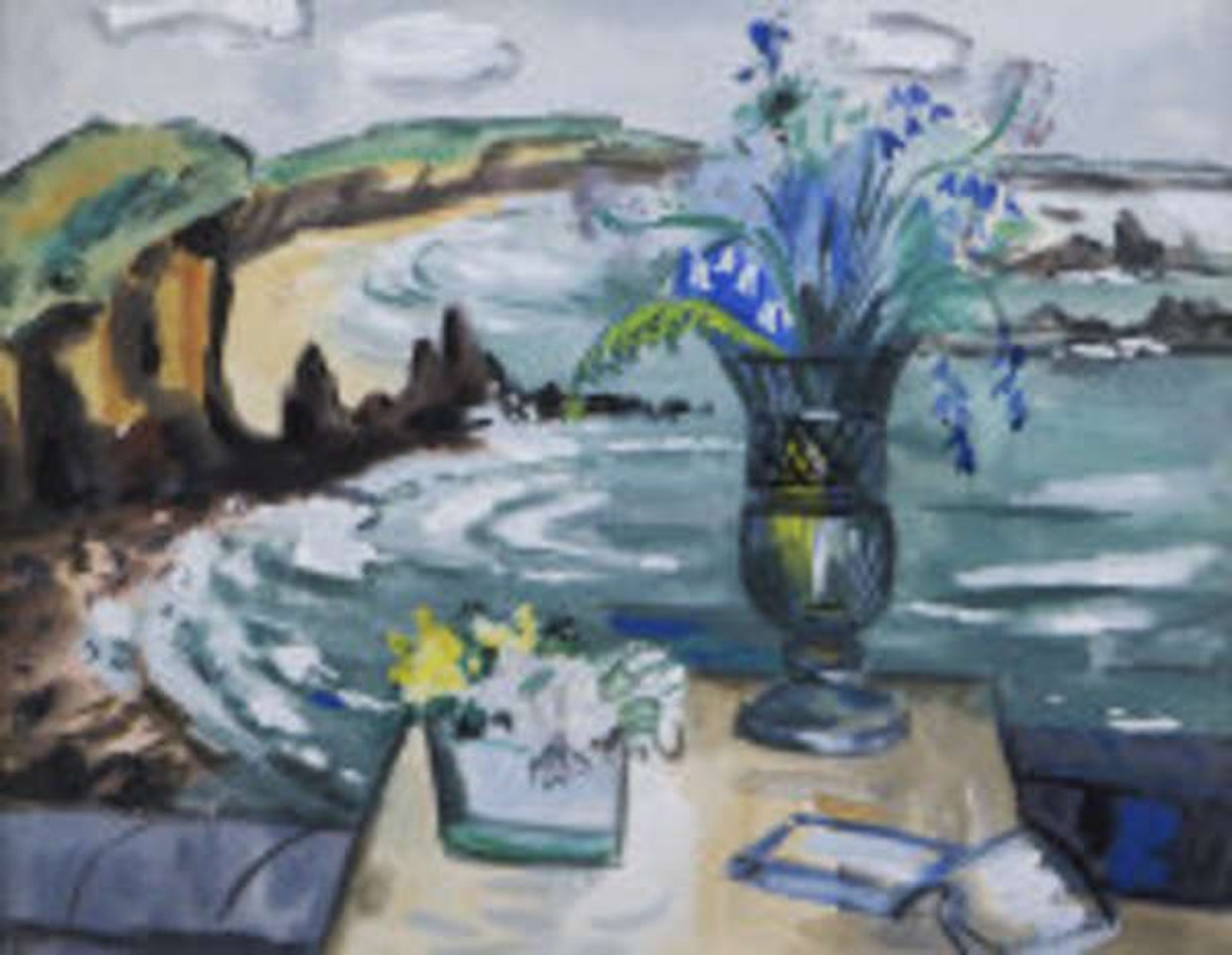 Flowers and Sea by Norah McGuinness
