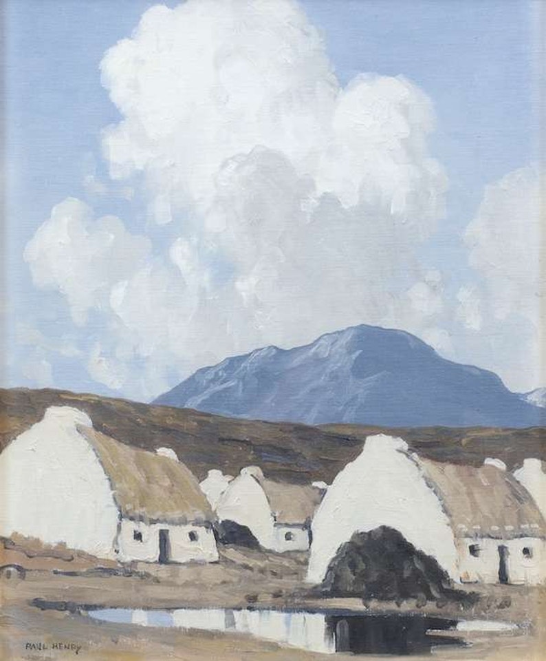 A Connemara Village by Paul Henry
