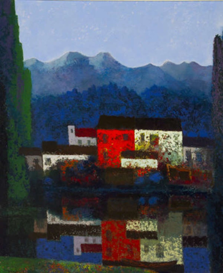 "Old Houses, Pau" by Daniel O'Neill