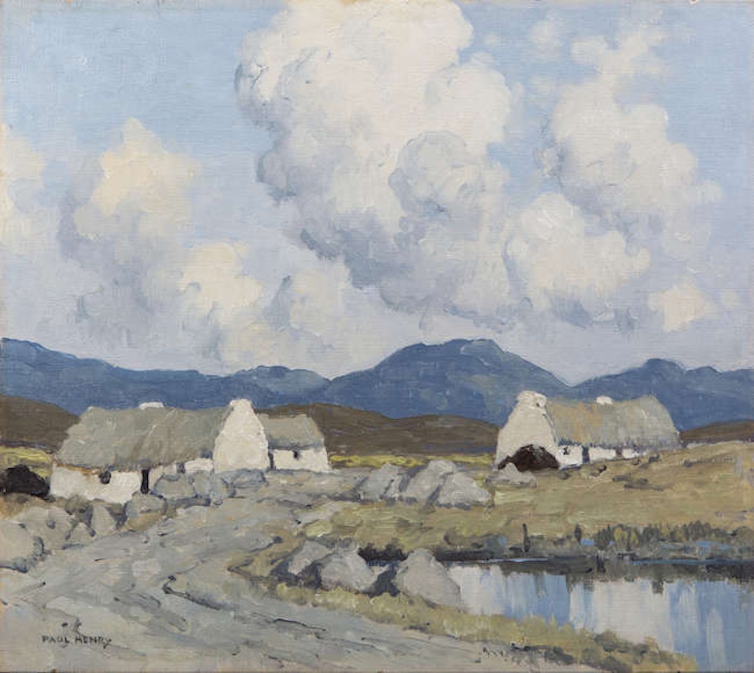 Cottages by Water by Paul Henry