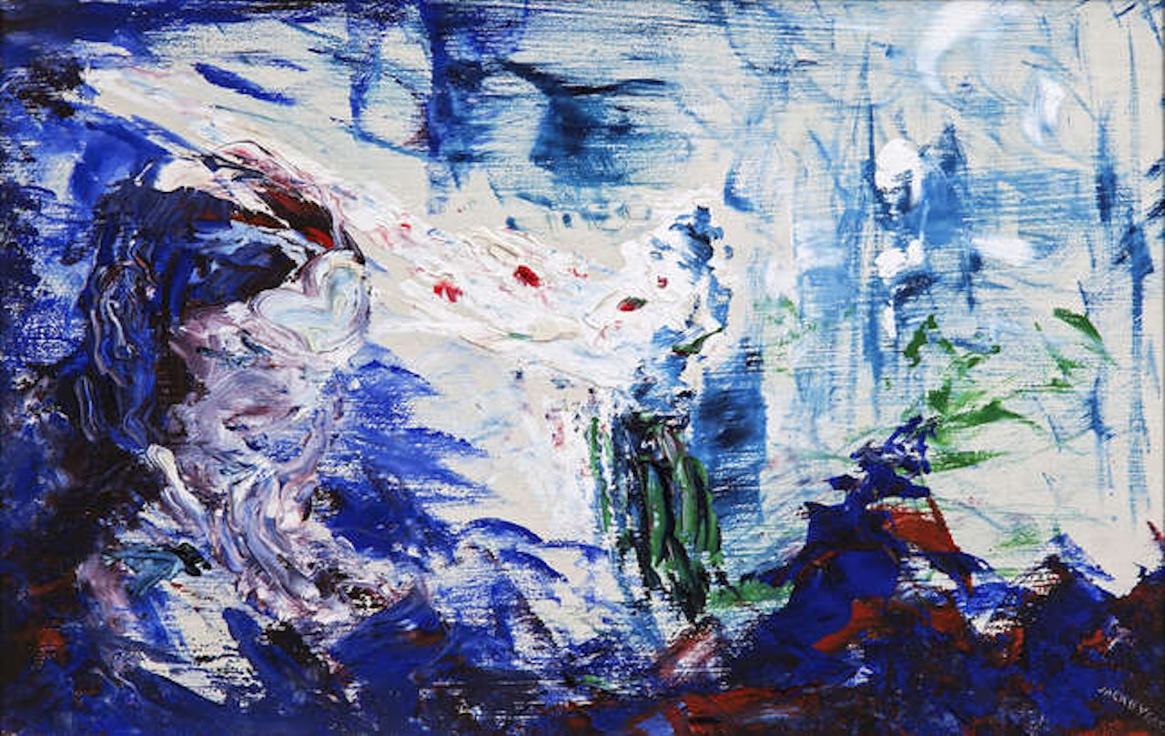 Man Hearing an Old Song by Jack Butler Yeats