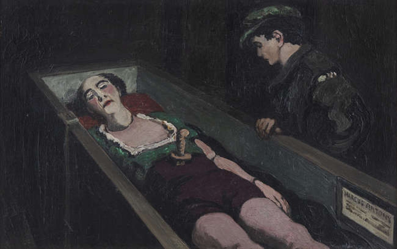 In a Dublin Waxworks (aka At the Wax Works) by Jack Butler Yeats