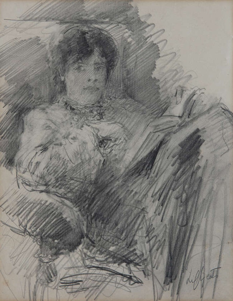 Portrait of Lily Yeats by John Butler Yeats