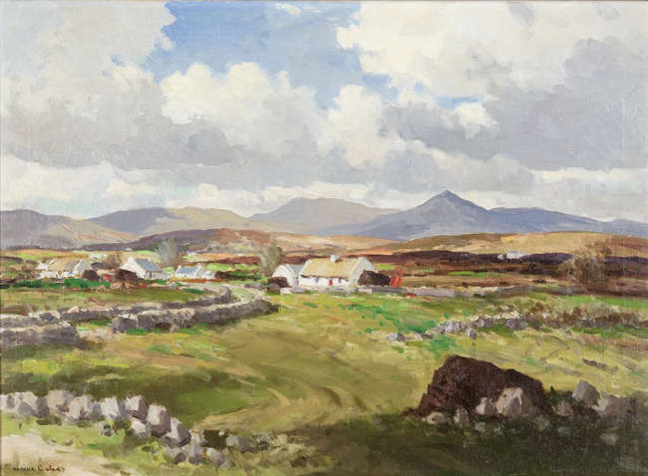 Sunlight and Shadow, Ross"s Country, Co. Donegal by Maurice Canning Wilks
