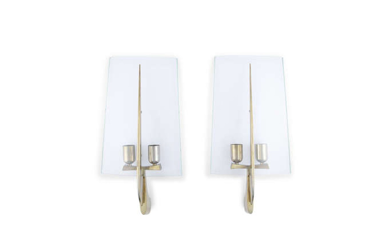 A PAIR OF WALL LIGHTS by Max Ingrand