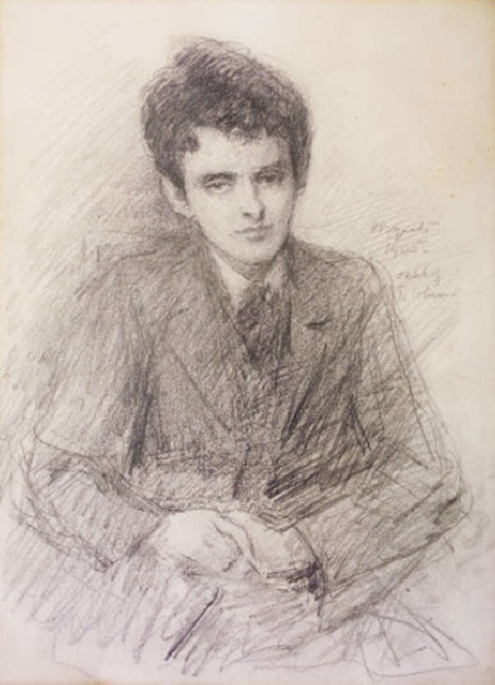 Portrait of Padraic Colum; 1881-1972 by John Butler Yeats